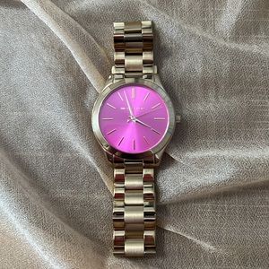 Michael Kors Pink and gold watch